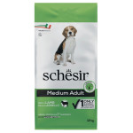 Schesir Dog Medium Adult Lamb сухой корм с ягненком для собак средних пород, 12 кг
