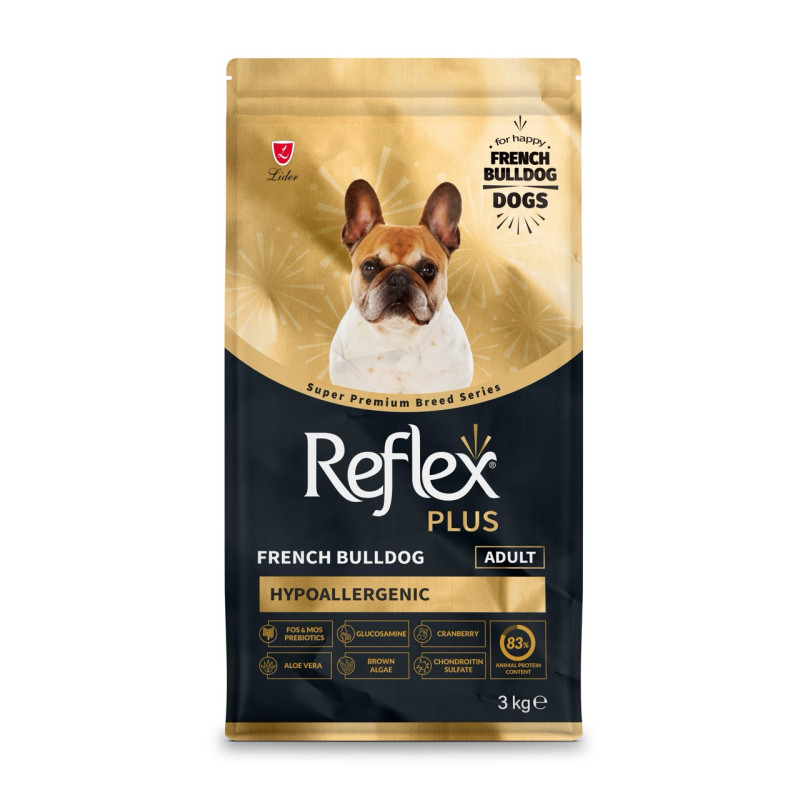 Reflex Plus French Bulldog Adult сухий корм для собак породи французький бульдог, 3 кг