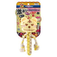 DoggyMan Cotton Tiger игрушка с пищалкой для собакой, 18 см