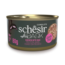 Schesir After Dark Chicken Ham влажный корм для котов с курицей и ветчиной, 80 гр