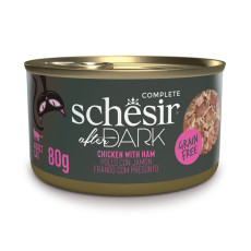 Schesir After Dark Chicken Ham влажный корм для котов с курицей и ветчиной, 80 гр