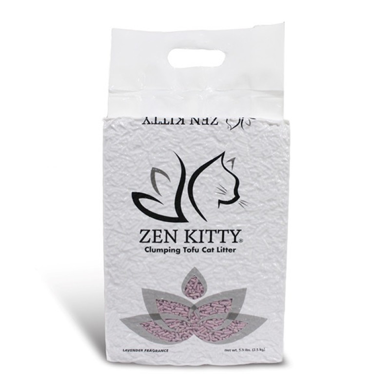 ZenKitty Clumping Tofu Lavender наповнювач соєвий з ароматом лаванди, 5.5 л