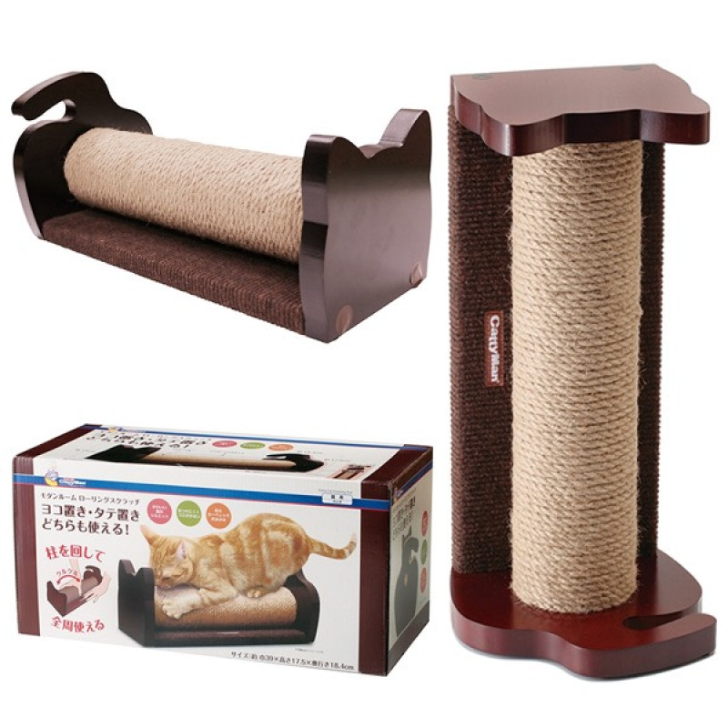 CattyMan Scratcher Rolling когтеточка для котов, 39 см х 18 см х 17 см