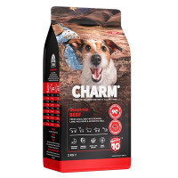 Charm Grass-Fed Beef сухой корм для собак с говядиной, 2 кг