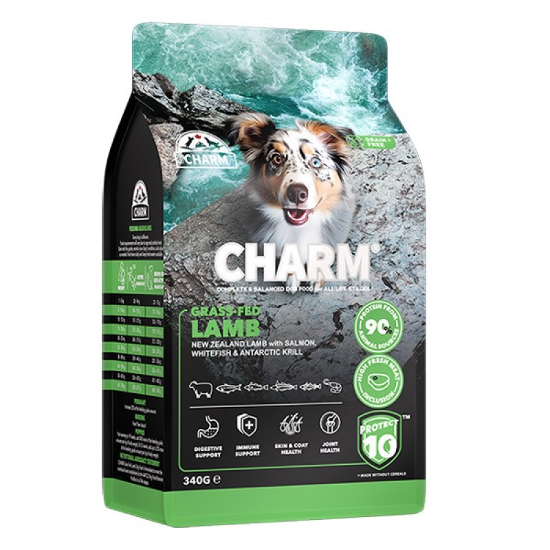Charm Grass-Fed Lamb сухий корм для собак з ягнятком, 340 гр