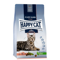 Happy Cat Culinary Atlantik Lachs сухой корм для котов с лососем, 300 гр