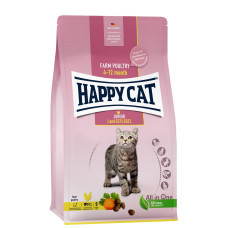 Happy Cat Junior Land Geflugel сухой корм для котят с мясом птицы, 10 кг