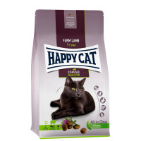 Happy Cat Sterilised Weide Lamm сухой корм для стерилизованных котов с ягненком, 10 кг