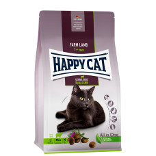 Happy Cat Sterilised Weide Lamm сухой корм для стерилизованных котов с ягненком, 10 кг