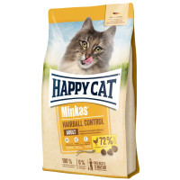 Happy Cat Minkas Hairball Control Geflugel сухий корм для котів для виведення вовни, 500 гр