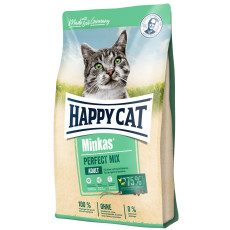 Happy Cat Minkas Perfect Mix сухой корм для котов с птицей, ягненком и рыбой, 1.5 кг