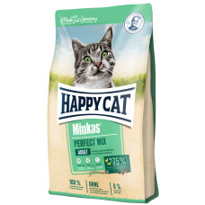Happy Cat Minkas Perfect Mix сухий корм для котів з птицею, ягнятком та рибою, 10 кг