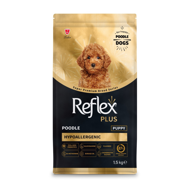 Reflex Plus Poodle Puppy сухий корм для цуценят породи пудель, 1.5 кг