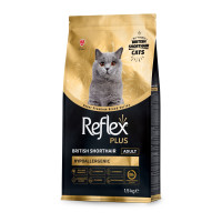 Reflex Plus British Shorthair Adult сухий корм для котів породи британська короткошерста, 1.5 кг