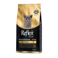 Reflex Plus British Shorthair Kitten сухой корм для котят породы британская короткошерстная, 1.5 кг