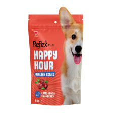 Reflex Happy Hour лакомство для собак с ягненком, яйцами и клюквой, 60 гр