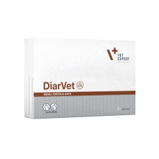 Vet Expert DiarVet Small Breed засіб при діареї для котів та собак малих порід, 6 шт
