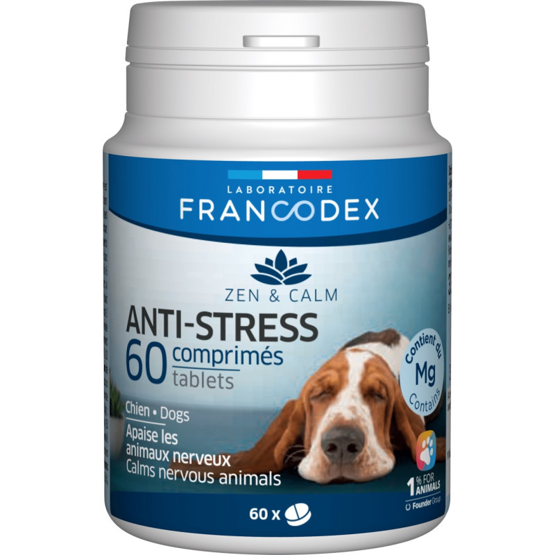Francodex Antistress Dog витамины с успокаивающим действием для собак, 60 табл