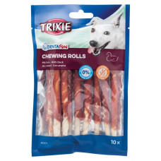 Trixie Denta Fun Chewing Rolls лакомство для собак с уткой, 12 см, 80 гр
