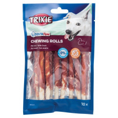 Trixie Denta Fun Chewing Rolls лакомство для собак с уткой, 12 см, 80 гр