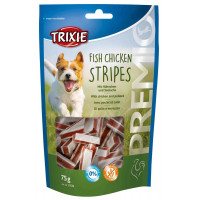Trixie Premio Fish Chicken Stripes лакомство для собак с курицей и лососем, 75 гр