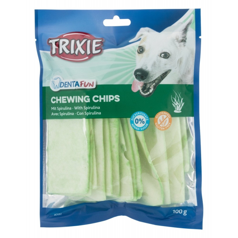 Trixie Denta Fun лакомство для собак со спирулиной, 100 гр