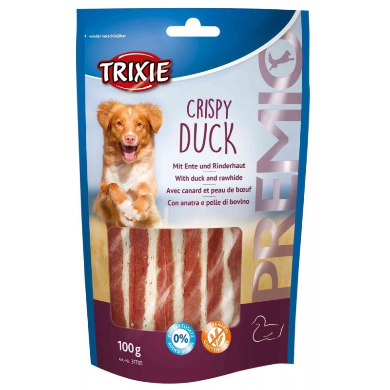 Trixie Premio Crispy Duck лакомство для собак с уткой, 100 гр