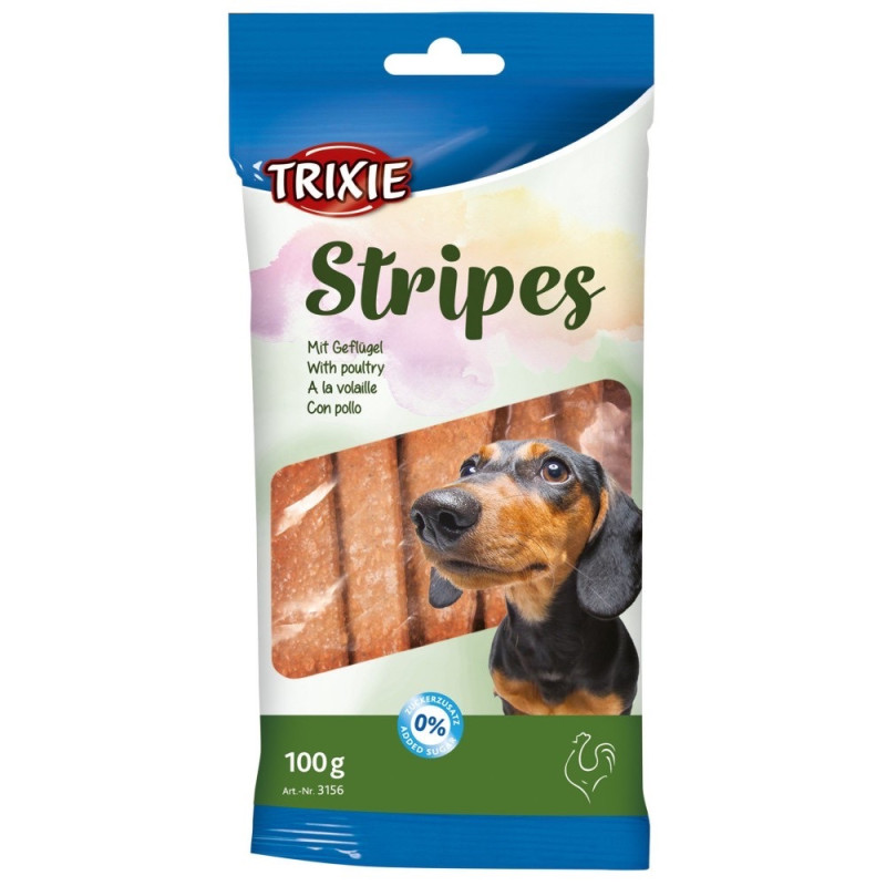Trixie Stripes лакомство для собак с мясом домашней птицы, 100 гр