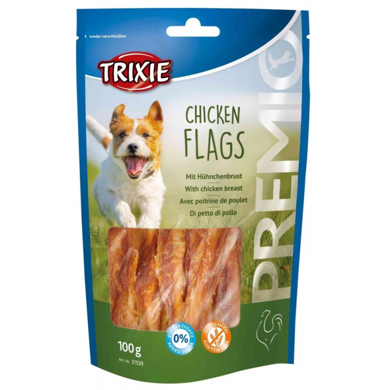 Trixie Premio Chicken Flags лакомство для собак с курицей, 100 гр