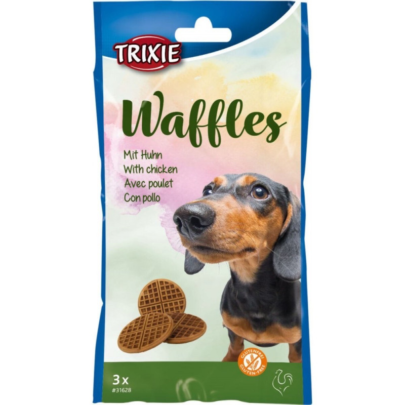 Trixie Waffles ласощі для собак з куркою, 100 гр