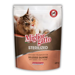 Morando Migliorgatto Sterilized сухой корм для стерилизованных котов с лососем, 400 гр