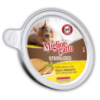 Morando Migliorgatto Sterilized вологий корм для стерилізованих котів з куркою та прошутто, 85 гр