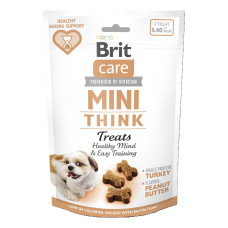 Brit Care Mini Treats Think ласощі для собак малих порід для покращення когнітивних здібностей, 50 гр