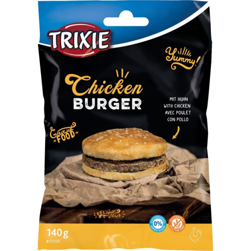Trixie Chicken Burger лакомство для собак с курицей, 140 гр