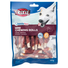 Trixie Denta Fun Mini Chewing Rolls лакомство для собак с уткой, 120 гр