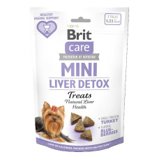 Brit Care Mini Treats Liver Detox ласощі для собак малих порід для здоров'я печінки, 50 гр