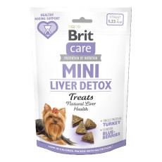 Brit Care Mini Treats Liver Detox лакомство для собак малых пород для здоровья печени, 50 гр