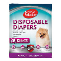 Simple Solution Disposable Diapers памперсы одноразовые для собак-самок, размер XS