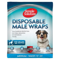 Simple Solution Disposable Male Wrap одноразові підгузники для кобелів, розмір M