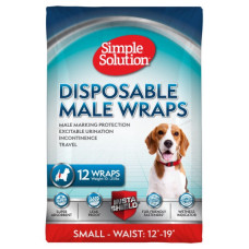 Simple Solution Disposable Male Wrap одноразові підгузники для кобелів, розмір S