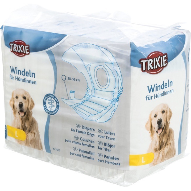 Trixie одноразові підгузки для собак, 38-56 см