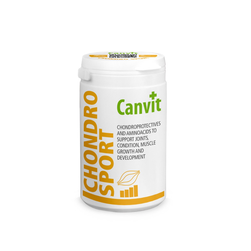 Canvit Chondro Sport вітаміни для здоров'я суглобів для активних собак, 230 гр