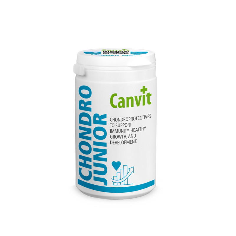 Canvit Chondro Junior вітаміни для здоров'я суглобів у щенят та юніорів, 230 гр