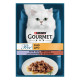 Gourmet Perle Duo вологий корм для котів з качкою та телятиною, 85 гр - фото 1