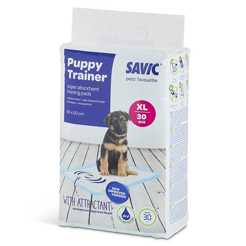 Savic Puppy Trainer одноразові пелюшки для собак, 60 см х 90 см, 30 шт