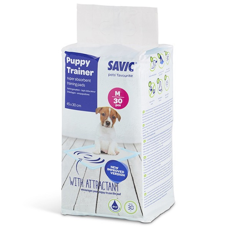 Savic Puppy Trainer одноразові пелюшки для собак, 45 см х 30 см, 30 шт