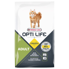 Opti Life Adult сухий корм для котів з куркою та лососем, 7.5 кг