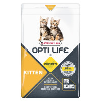 Opti Life Kitten сухий корм з куркою та лососем для кошенят, 2.5 кг