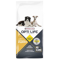 Opti Life Puppy Medium сухий корм з куркою для щенят середніх та великих порід, 12.5 кг