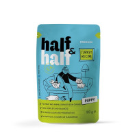 Half & Half Turkey In Gravy For Puppy вологий корм із індичкою для цуценят, 100 гр